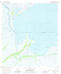 Catahoula Bay Louisiana Historical topographic map, 1:24000 scale, 7.5 X 7.5 Minute, Year 1963