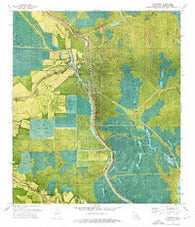 Catahoula Louisiana Historical topographic map, 1:24000 scale, 7.5 X 7.5 Minute, Year 1973
