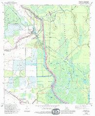 Catahoula Louisiana Historical topographic map, 1:24000 scale, 7.5 X 7.5 Minute, Year 1973