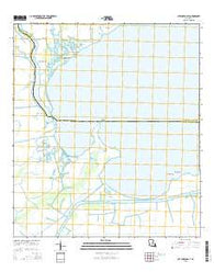 Catahoula Bay Louisiana Current topographic map, 1:24000 scale, 7.5 X 7.5 Minute, Year 2015