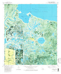 Catfish Lake Louisiana Historical topographic map, 1:24000 scale, 7.5 X 7.5 Minute, Year 1980