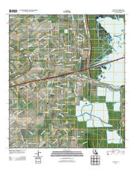 Cecilia Louisiana Historical topographic map, 1:24000 scale, 7.5 X 7.5 Minute, Year 2012