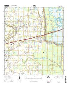 Cecilia Louisiana Current topographic map, 1:24000 scale, 7.5 X 7.5 Minute, Year 2015