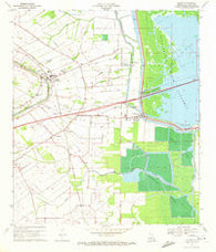 Cecilia Louisiana Historical topographic map, 1:24000 scale, 7.5 X 7.5 Minute, Year 1970
