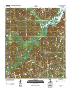 Cedarton Louisiana Historical topographic map, 1:24000 scale, 7.5 X 7.5 Minute, Year 2012