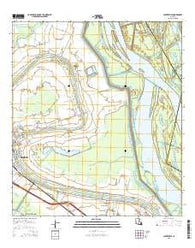 Centerville Louisiana Current topographic map, 1:24000 scale, 7.5 X 7.5 Minute, Year 2015