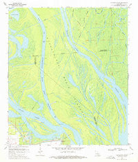 Centerville NW Louisiana Historical topographic map, 1:24000 scale, 7.5 X 7.5 Minute, Year 1970