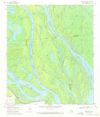 Centerville NW Louisiana Historical topographic map, 1:24000 scale, 7.5 X 7.5 Minute, Year 1970