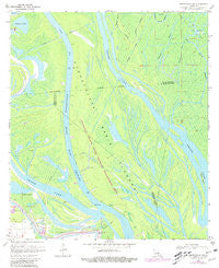Centerville NW Louisiana Historical topographic map, 1:24000 scale, 7.5 X 7.5 Minute, Year 1970