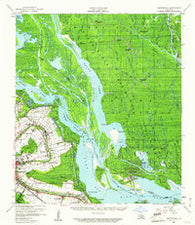 Centerville Louisiana Historical topographic map, 1:62500 scale, 15 X 15 Minute, Year 1959