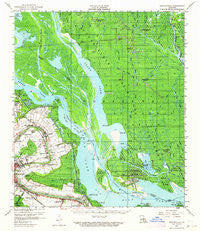 Centerville Louisiana Historical topographic map, 1:62500 scale, 15 X 15 Minute, Year 1959