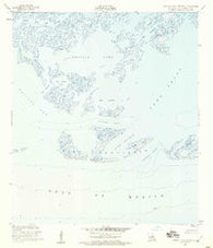 Central Isles Dernieres Louisiana Historical topographic map, 1:24000 scale, 7.5 X 7.5 Minute, Year 1953