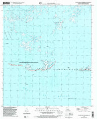 Central Isles Dernieres Louisiana Historical topographic map, 1:24000 scale, 7.5 X 7.5 Minute, Year 1998