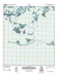 Central Isles Dernieres Louisiana Historical topographic map, 1:24000 scale, 7.5 X 7.5 Minute, Year 2012