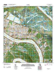 Chalmette Louisiana Historical topographic map, 1:24000 scale, 7.5 X 7.5 Minute, Year 2012