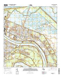 Chalmette Louisiana Current topographic map, 1:24000 scale, 7.5 X 7.5 Minute, Year 2015