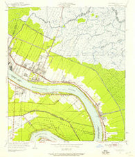 Chalmette Louisiana Historical topographic map, 1:24000 scale, 7.5 X 7.5 Minute, Year 1951