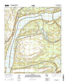 Chamblee Louisiana Current topographic map, 1:24000 scale, 7.5 X 7.5 Minute, Year 2015