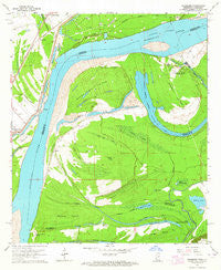 Chamblee Louisiana Historical topographic map, 1:24000 scale, 7.5 X 7.5 Minute, Year 1963