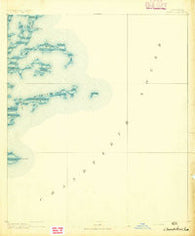 Chandeleur Louisiana Historical topographic map, 1:62500 scale, 15 X 15 Minute, Year 1893