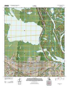Charenton Louisiana Historical topographic map, 1:24000 scale, 7.5 X 7.5 Minute, Year 2012