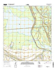 Charenton Louisiana Current topographic map, 1:24000 scale, 7.5 X 7.5 Minute, Year 2015