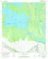 Charenton Louisiana Historical topographic map, 1:24000 scale, 7.5 X 7.5 Minute, Year 1963