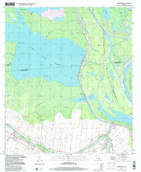 Charenton Louisiana Historical topographic map, 1:24000 scale, 7.5 X 7.5 Minute, Year 1999