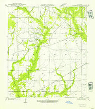 Chasmore Louisiana Historical topographic map, 1:31680 scale, 7.5 X 7.5 Minute, Year 1954