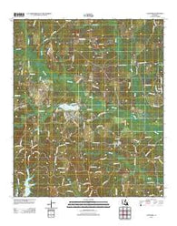 Chatham Louisiana Historical topographic map, 1:24000 scale, 7.5 X 7.5 Minute, Year 2012