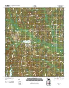 Chatham Louisiana Historical topographic map, 1:24000 scale, 7.5 X 7.5 Minute, Year 2012