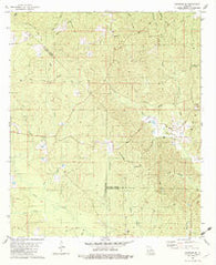 Chatham SE Louisiana Historical topographic map, 1:24000 scale, 7.5 X 7.5 Minute, Year 1982