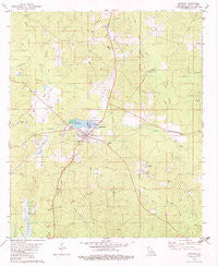 Chatham Louisiana Historical topographic map, 1:24000 scale, 7.5 X 7.5 Minute, Year 1982