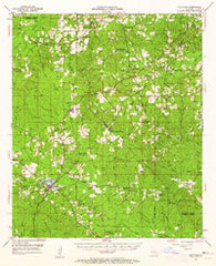 Chatham Louisiana Historical topographic map, 1:62500 scale, 15 X 15 Minute, Year 1953