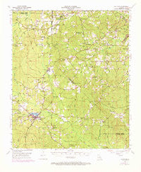 Chatham Louisiana Historical topographic map, 1:62500 scale, 15 X 15 Minute, Year 1953