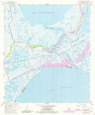 Chef Menteur Louisiana Historical topographic map, 1:24000 scale, 7.5 X 7.5 Minute, Year 1967