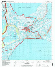 Chef Menteur Louisiana Historical topographic map, 1:24000 scale, 7.5 X 7.5 Minute, Year 1998