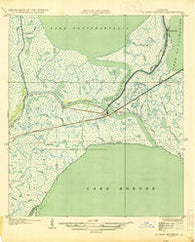 Chef Menteur Louisiana Historical topographic map, 1:31680 scale, 7.5 X 7.5 Minute, Year 1937