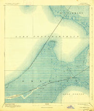 Chef Menteur Louisiana Historical topographic map, 1:62500 scale, 15 X 15 Minute, Year 1892
