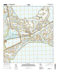 Chef Menteur Louisiana Current topographic map, 1:24000 scale, 7.5 X 7.5 Minute, Year 2015