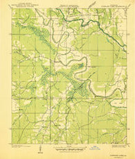 Chemard Lake Louisiana Historical topographic map, 1:31680 scale, 7.5 X 7.5 Minute, Year 1938
