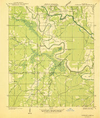Chemard Lake Louisiana Historical topographic map, 1:31680 scale, 7.5 X 7.5 Minute, Year 1938