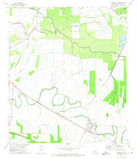 Cheneyville Louisiana Historical topographic map, 1:24000 scale, 7.5 X 7.5 Minute, Year 1972
