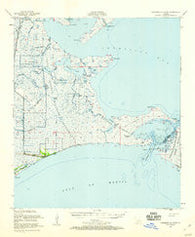 Cheniere Au Tigre Louisiana Historical topographic map, 1:62500 scale, 15 X 15 Minute, Year 1951