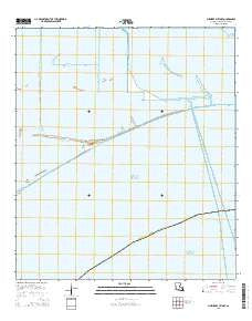 Cheniere au Tigre Louisiana Current topographic map, 1:24000 scale, 7.5 X 7.5 Minute, Year 2015