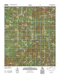Chestnut Louisiana Historical topographic map, 1:24000 scale, 7.5 X 7.5 Minute, Year 2012