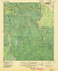 Chicot Lake Louisiana Historical topographic map, 1:62500 scale, 15 X 15 Minute, Year 1935