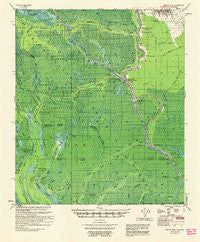 Chicot Lake Louisiana Historical topographic map, 1:62500 scale, 15 X 15 Minute, Year 1955