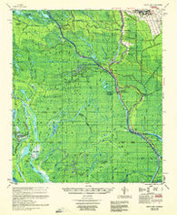 Chicot Lake Louisiana Historical topographic map, 1:62500 scale, 15 X 15 Minute, Year 1959