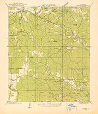 Chopin NE Louisiana Historical topographic map, 1:31680 scale, 7.5 X 7.5 Minute, Year 1937